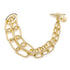 BRACCIALE CATENA FANTASIA OVALE DORATO 2363