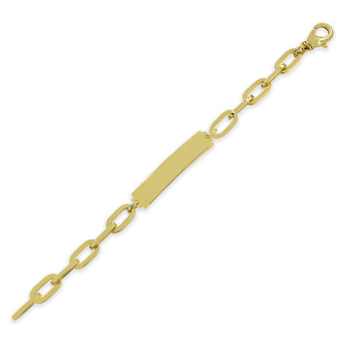 BRACCIALE CATENA FORZATINA CON TARGA 2502