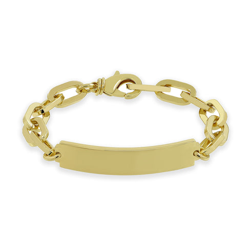 BRACCIALE CATENA FORZATINA CON TARGA 2502