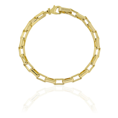 BRACCIALE CATENA FORZATINA DORATA 2490