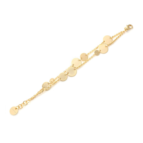 BRACCIALE CON MEDAGLIETTE DORATO 2584
