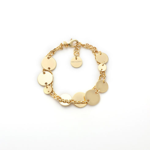 BRACCIALE CON MEDAGLIETTE DORATO 2584