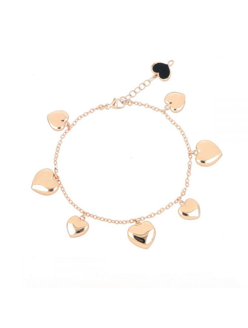 BRACCIALE CON SETTE CUORI BORBONICI BRBRB7