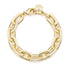 BRACCIALE DORATO CATENA OVALE PIATTA 2379