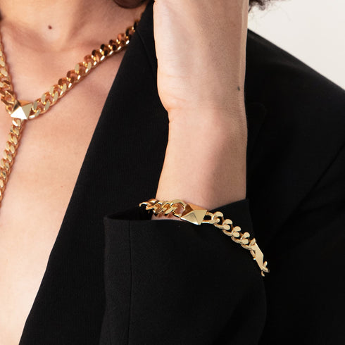 BRACCIALE DORATO PIRAMIDI 2119