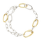 BRACCIALE ESSENTIALS ARGENTO & ARGENTO DORATO DBC5001ESSEN00YAG