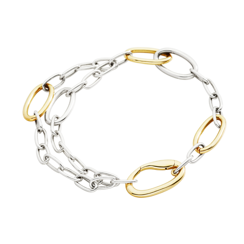 BRACCIALE ESSENTIALS ARGENTO & ARGENTO DORATO DBC5001ESSEN00YAG