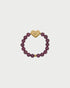 BRACCIALE GIADA BURGUNDY CUORE BOLD ORO GIALLO BR033M2AU
