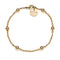 BRACCIALE IN BRONZO DORATO CON SFERE 1220