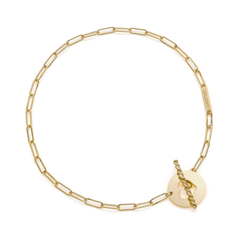 BRACCIALE IN ORO CON PENDENTE A FORMA DI CUORE 4062