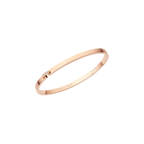 BRACCIALE LIENS ÉVIDENCE IN ORO ROSA E DIAMANTI 083355