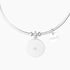BRACCIALE RIGIDO CON CIONDOLO TONDO E CUORE LUCIDO 732125