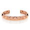 BRACCIALE RIGIDO DORATO ROSA PIRAMIDI 2000