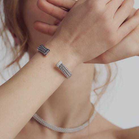 BRACCIALE RIGIDO IN ARGENTO 6255