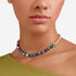 BRACCIALE RONDELLE ARGENTO & PLASTICA RICICLATA DBC5004RONDEVI0AG