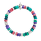 BRACCIALE RONDELLE ARGENTO & PLASTICA RICICLATA DBC5004RONDEVI0AG
