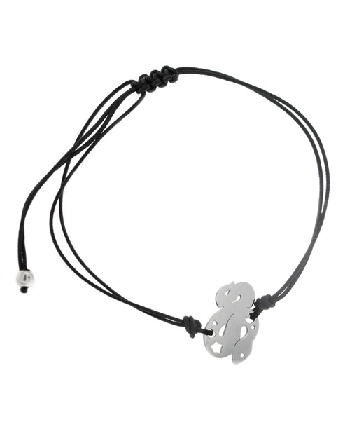 BRACCIALE SERPENDE AR CON CORDINO PASQ. BRUNI A131B14