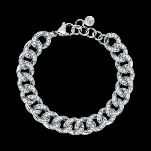 BRACCIALE STANDARD CHAIN FULL PAVÉ J19AUW02