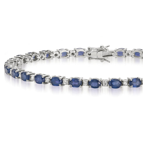 TENNIS-ARMBAND MIT SAPHIREN UND DIAMANTEN DFBZ7619