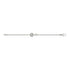 Bracelet in sterling silver with Double G and key charm YBA632207002