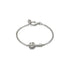 Bracelet in sterling silver with Double G and key charm YBA632207002