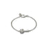 Bracelet in sterling silver with Double G and key charm YBA632207002