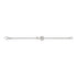 Bracelet in sterling silver with Double G and key charm YBA632207002