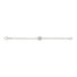 Bracelet in sterling silver with Double G charm YBA770756001