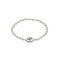Bracelet with Interlocking G motif in sterling silver YBA481687001