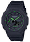 CASIO GA-2100-1A3ER G-SHOCK CLASSIC ANADIGI HERRENUHR SCHWARZ/GRÜN