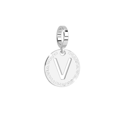 CHARM CON INIZIALE PENDENTE INCISA BWLPBV22