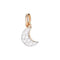 DODO MOON CHARM WHITE DIAMONDS DMB6006MOONSDB09R