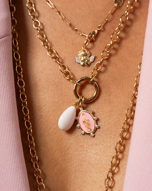 CHARM MADONNA GREEN CBCN28