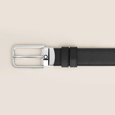 CINTURA REVERSIBILE 30 MM IN PELLE SARTORIAL CON FIBBIA RETTANGOLARE 223409