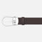 CINTURA REVERSIBILE IN PELLE NERA/MARRONE 30 MM CON FIBBIA A FERRO DI CAVALLO 113834