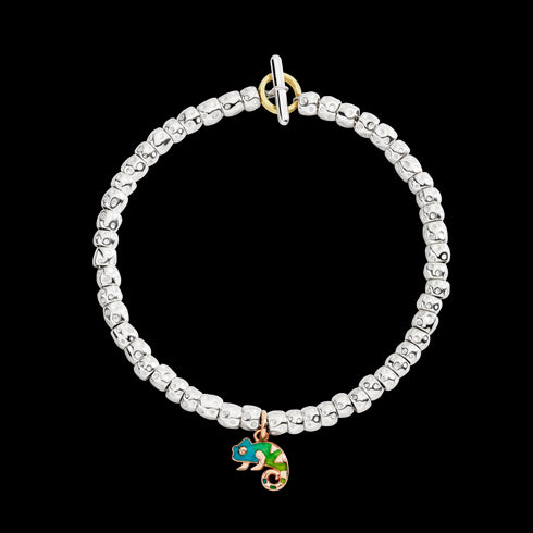 CIONDOLO CAMALEONTE ORO ROSA & SMALTO DMC5011CHAMAEVT9R