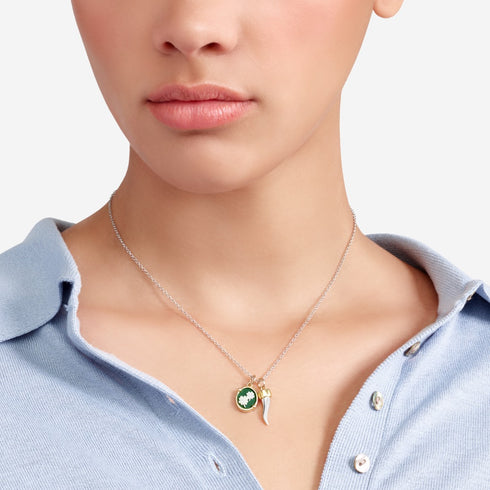 CIONDOLO CAMMEO QUADRIFOGLIO DMC5016CAMEOVE09G