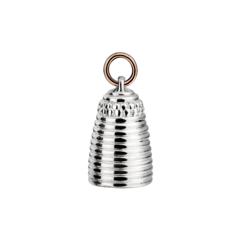CIONDOLO CAMPANELLA RIGHE ORIZZONTALI F12A03CRO