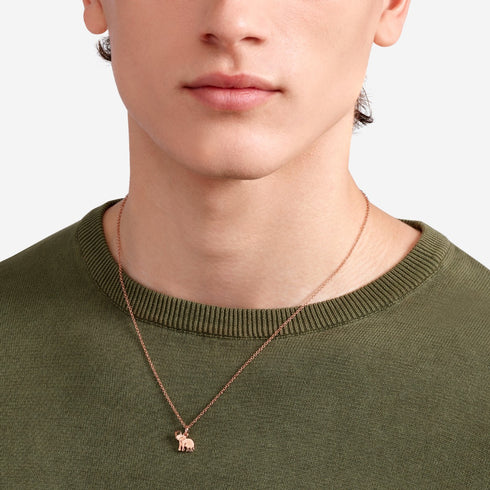 CIONDOLO ELEFANTE ORO ROSA DMC5010ELEPH0009R