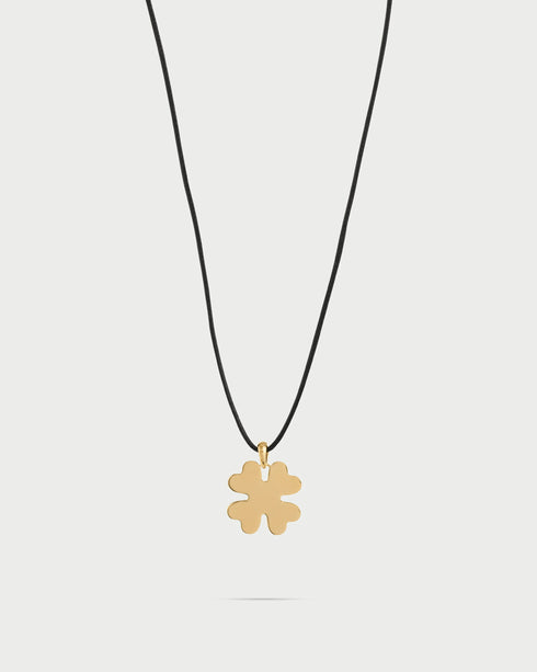 CIONDOLO MEDIUM SYMBOL QUADRIFOGLIO SENZA INCISIONE CN030M1QUADAU