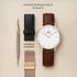 CLASSIC BAYSWATER 40MM IN ORO ROSA/BIANCO| DW DW00100279