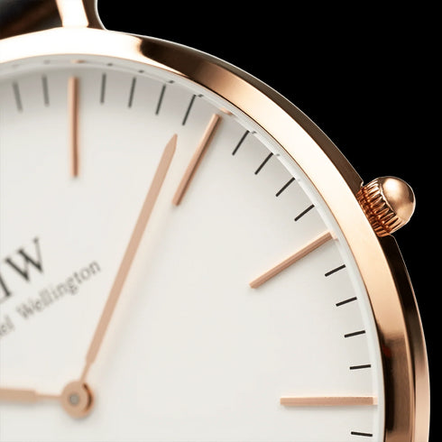 CLASSIC READING 40MM IN ORO ROSA | DW DW00100041