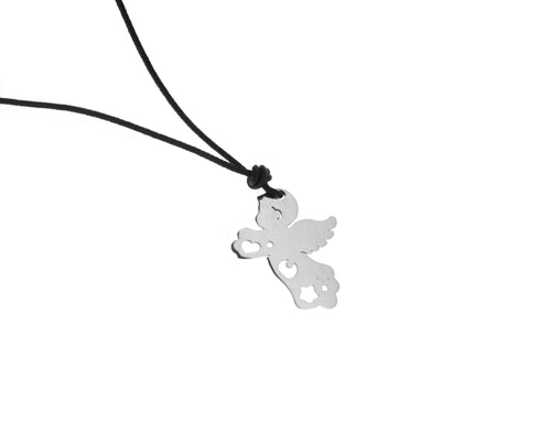 COLLANA ANGELO AR CON CORDINO PASQ. BRUNI A131N20