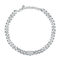 COLLANA BIG CHAIN EYELIGHT TAG WHITE CRYSTALS PAVÈ J19AUW13