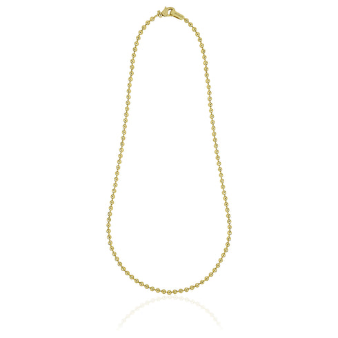 COLLANA CATENA A PALLINE DORATA 2508