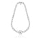 COLLANA CATENA ARGENTATA E MADREPERLA ROSA JOYA 2432