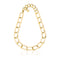 COLLANA CATENA DORATA PIATTA DINAMICA 2443