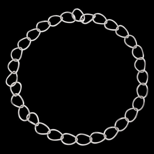 COLLANA CON BRACCIALE OVALE IN ARGENTO C13A00BIS