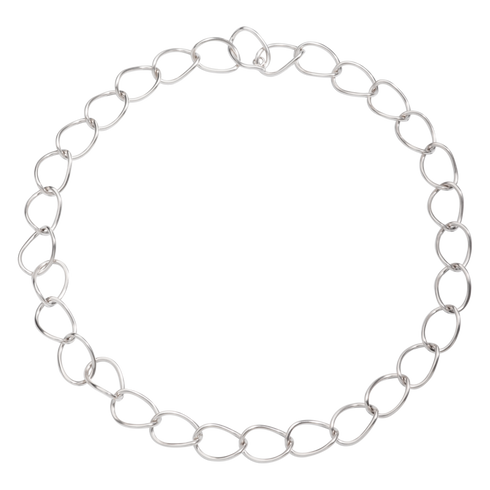 COLLANA CON BRACCIALE OVALE IN ARGENTO C13A00BIS