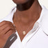 COLLANA CON PENDENTE REVERSIBILE POM POM DOT PCC5031O7WHRDB0TU